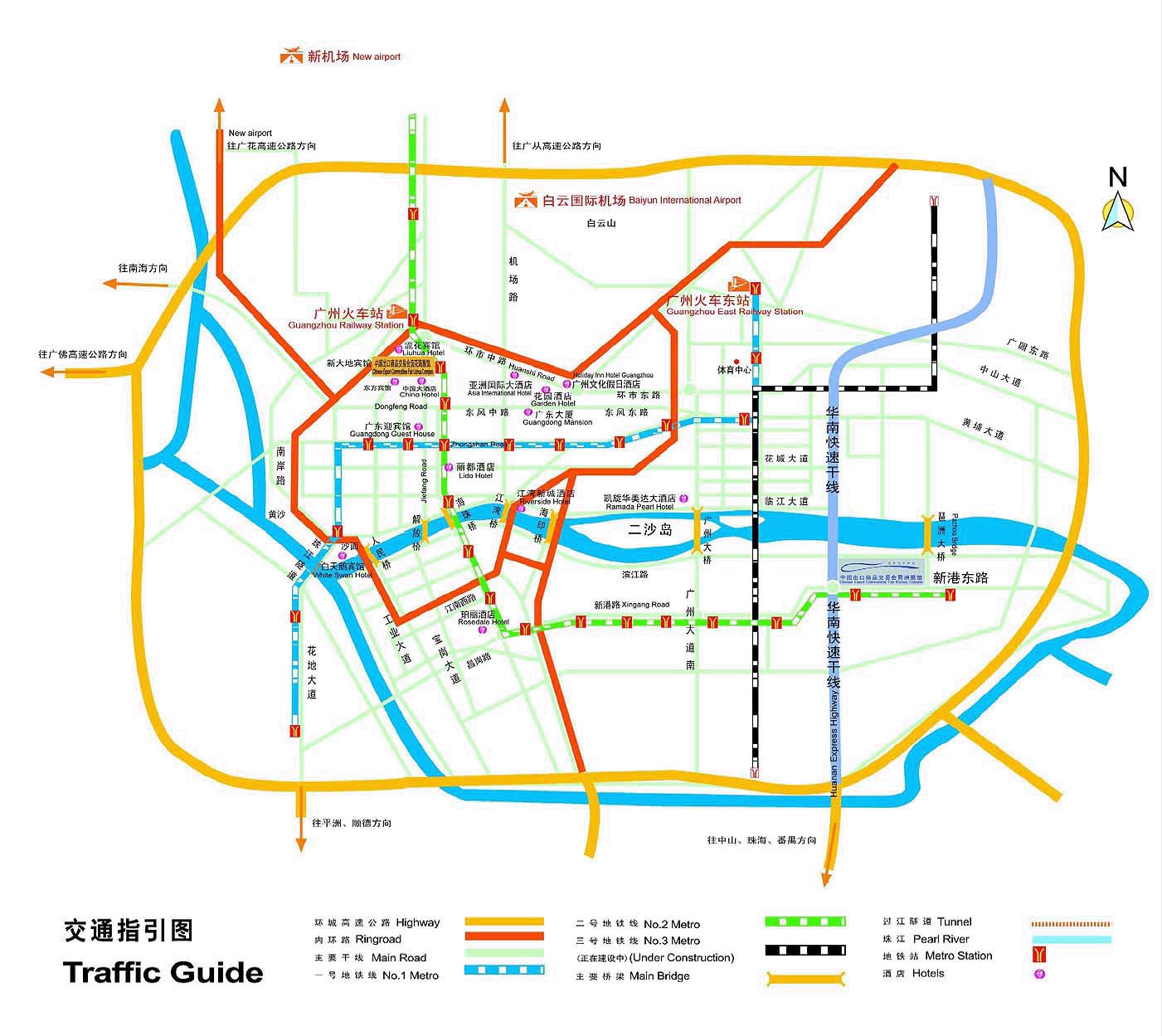 广州地图图片